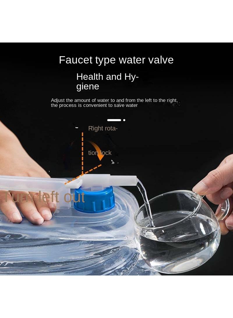 Generic Outdoor folding bucket portable camping trip water kettle picnic emergency portable water bag 10L - Image 2