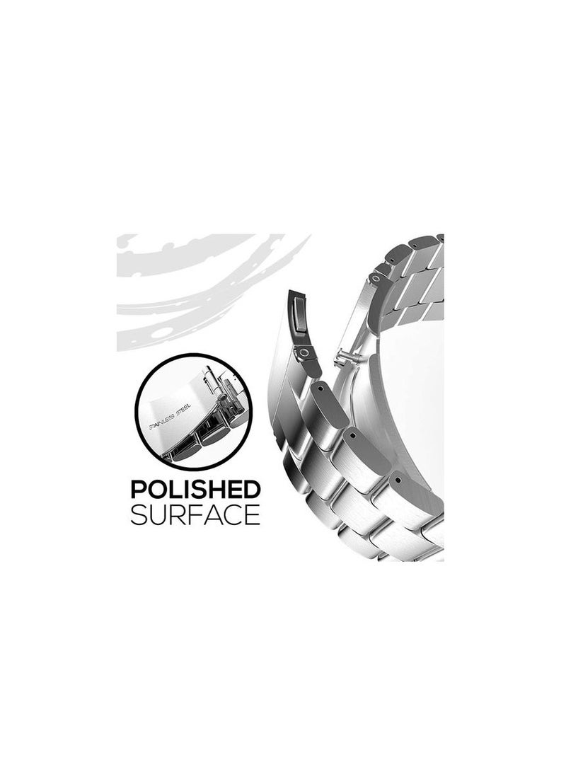 Stainless Steel Watch Band For Apple Watch Series 6 - 38/40mm - Silver - Image 3