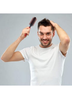 BOAO Quiff Roller Mini Round Hair Brush Anti-Static Round Hairbrush Non-Slip Circle Hairbrush Rpm Small Quiff Roller for Blow Drying, 8 Row  - Image 5