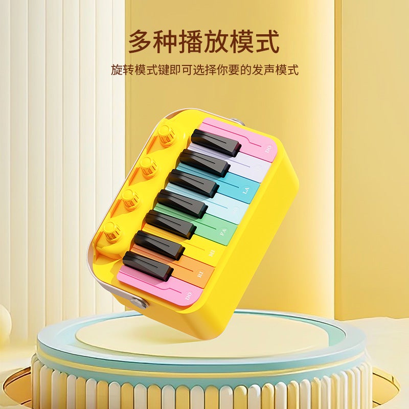 New Product Piano Bluetooth Sound Atmosphere Night Light Sound Subwoofer Smart Home Creative Bluetooth Small Speaker - Image 5