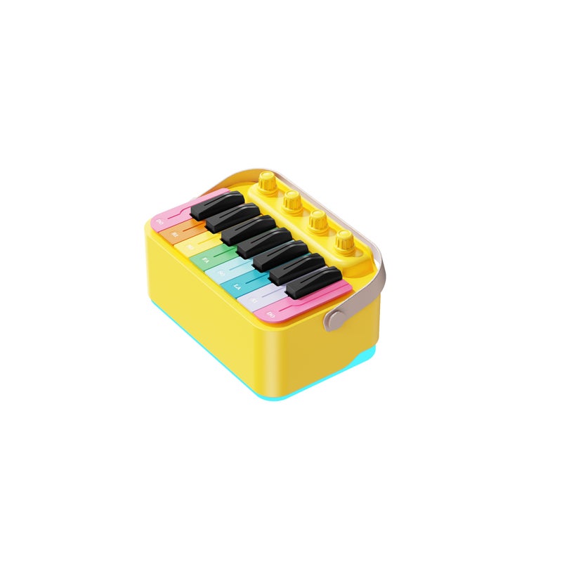 New Product Piano Bluetooth Sound Atmosphere Night Light Sound Subwoofer Smart Home Creative Bluetooth Small Speaker - Image 1