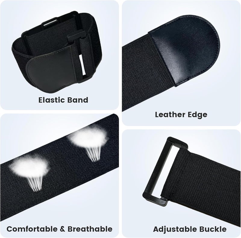 OHLPRO Pilot Kneeboard for iPad & 7"-11" Tablets, Upgraded 2 Pack Elastic Strap for Secure Fit on Thigh, Adjustable Viewing Angles, Premium Plastic Material, Ideal for Aviation & Watching - Image 3