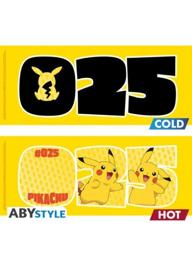 ABYstyle Heat Change Mug  –  Pokémon: Pikachu #25  –  460mL