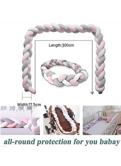 MIXDE 3M Baby Hand Woven Crib Bumper  - Image 3