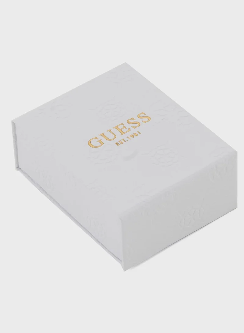 GUESS Rose Charms Double Chain Detail Bracelet