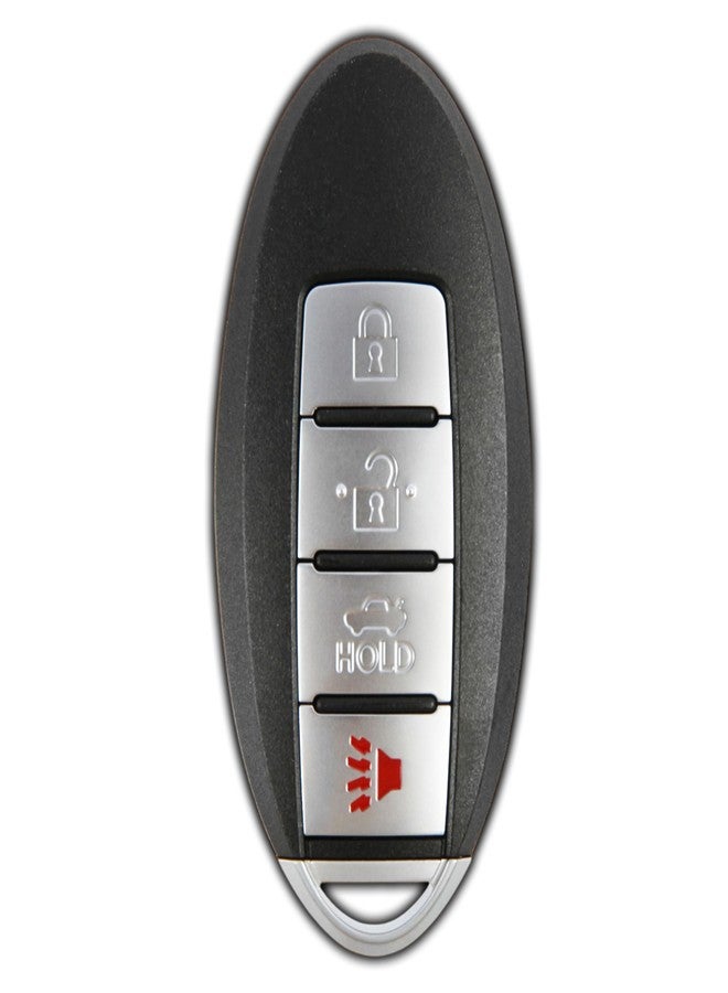 KeylessOption Key Fob Replacement for 2007-2015 Nissan Altima, Murano, Maxima, Infiniti G35, G37, Q60 Remote, 4-Button, Black, Durable Plastic, Passenger Car - Image 1