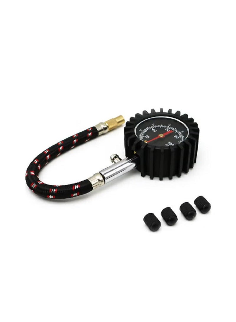 Vehicle tire pressure gauge