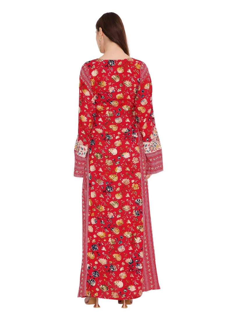 HANA & SARA jalabia arabic kaftan long dress in  traditional design