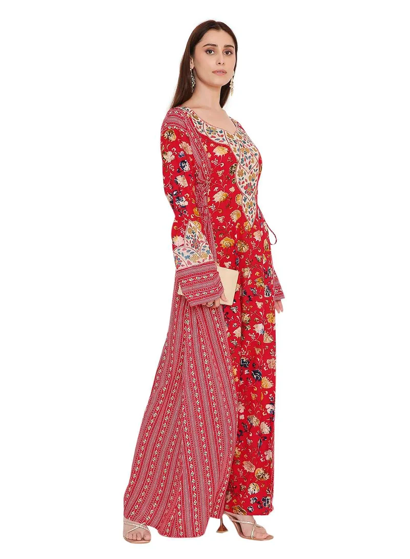هانا آند سارا jalabia arabic kaftan long dress in  traditional design