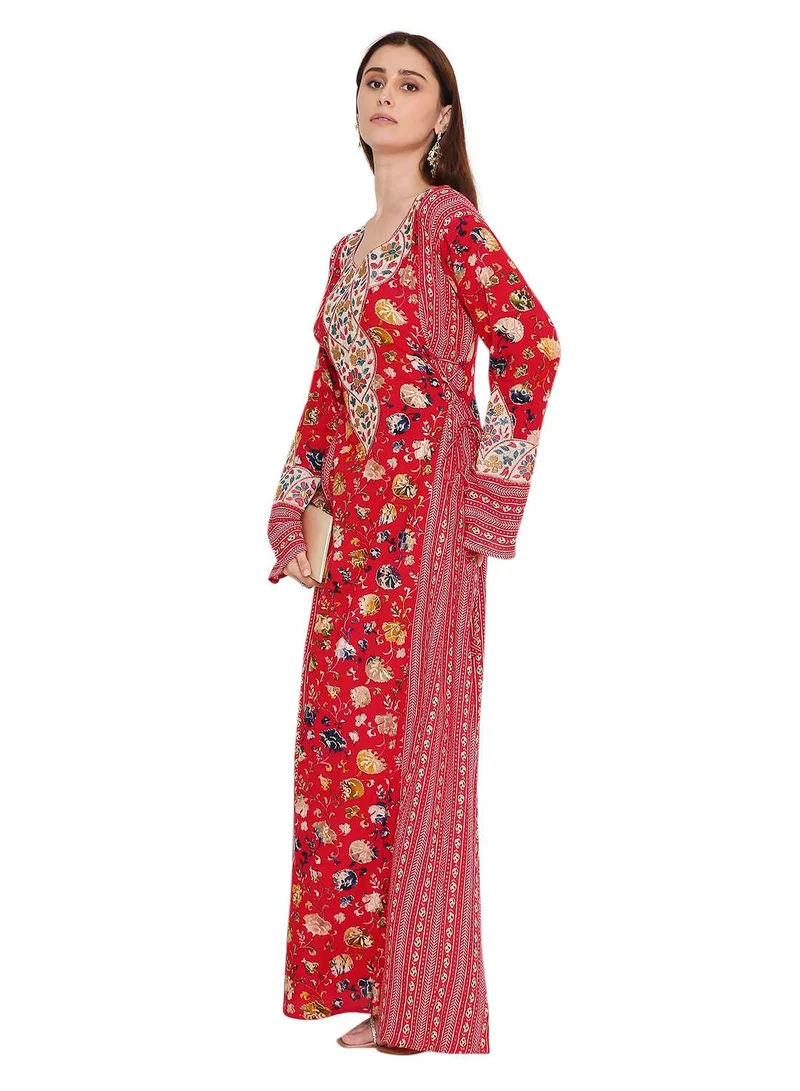 هانا آند سارا jalabia arabic kaftan long dress in  traditional design