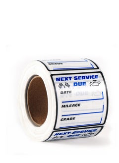 250pcs Oil Change Stickers, 2x2in Next Service Due Oil Change Reminder Stickers, Removable No Residue, Windshield Oil Change Labels for Car Auto Vehicle Window, for Car Maintenance