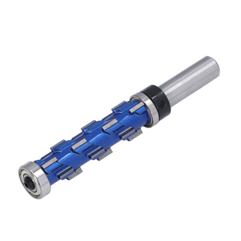 1/2in Shank Flush Trim Spiral Router Bit Tungsten Steel Alloy Double Bearing Router Bit 3/4in Cut Diameter 2 9/16in Cut Length - Image 3