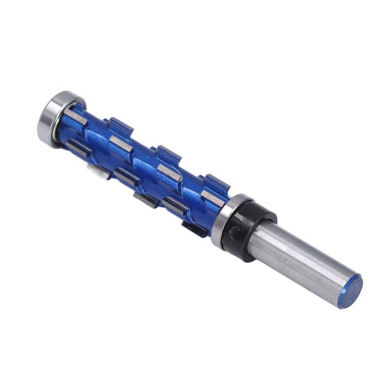 1/2in Shank Flush Trim Spiral Router Bit Tungsten Steel Alloy Double Bearing Router Bit 3/4in Cut Diameter 2 9/16in Cut Length - Image 2