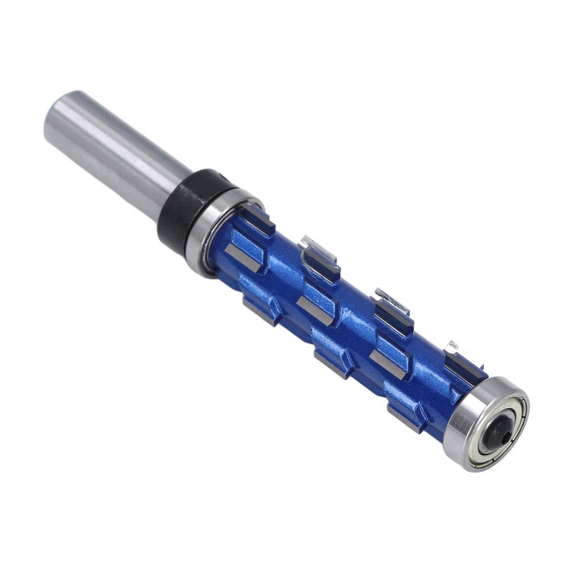 1/2in Shank Flush Trim Spiral Router Bit Tungsten Steel Alloy Double Bearing Router Bit 3/4in Cut Diameter 2 9/16in Cut Length - Image 5