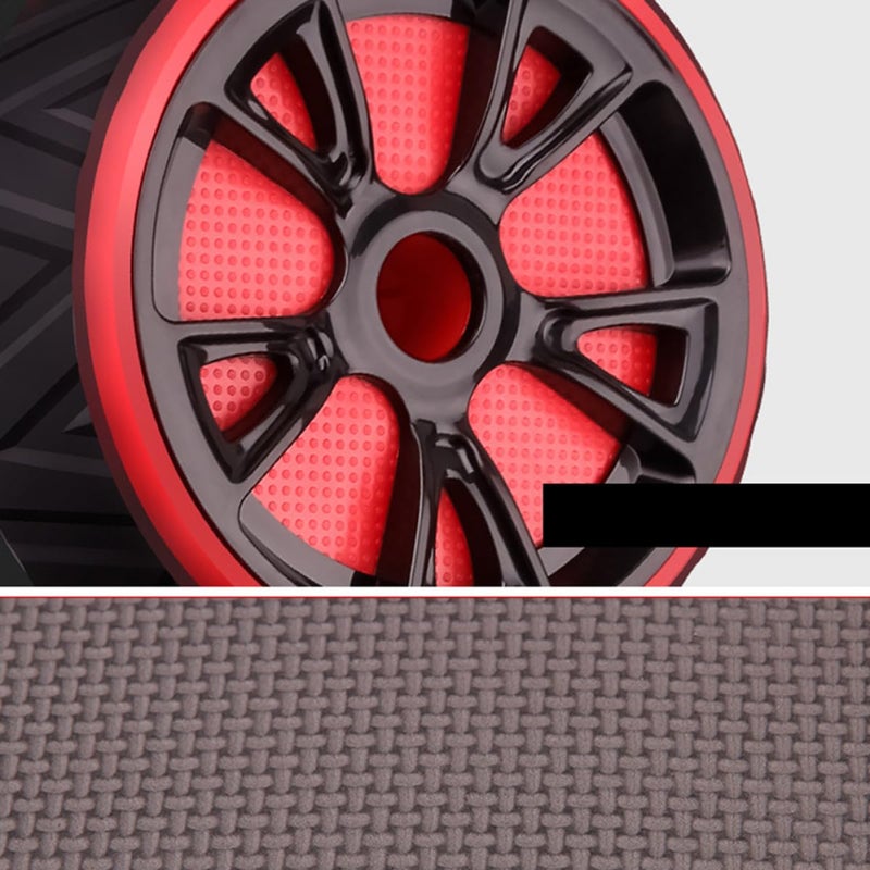 Red Ab Roller Wheel Non Slip Grip Core Workout Device For Home Gym Abdomen Training - Image 3