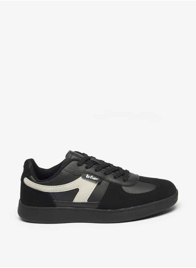 Lee Cooper Women's Panelled Sneakers with Lace-Up Closure  - Image 3
