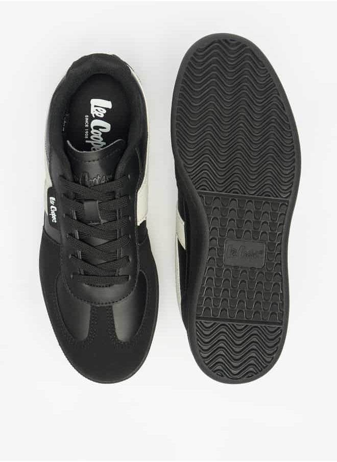 Lee Cooper Women's Panelled Sneakers with Lace-Up Closure  - Image 5