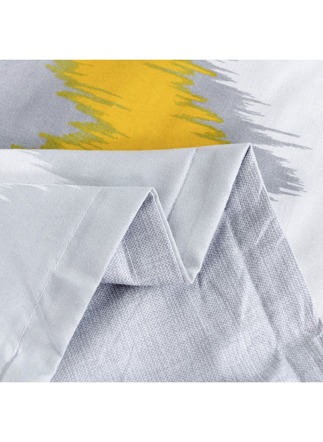RISHAHOME 6-Piece Double Size Duvet Cover Set|1 Duvet Cover + 1 Flat Sheet + 4 Pillow Cases|Microfibre|CONFETTI  - Image 3