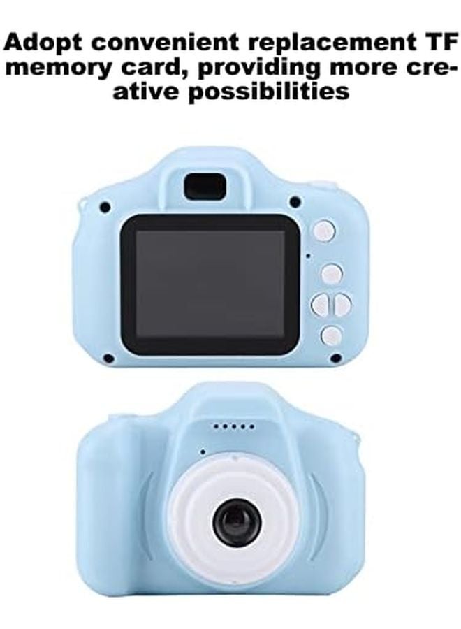 Blue Kids Digital Camera 2 Inch Color Display 1080P 32GB Memory Card 4X Zoom - Image 4