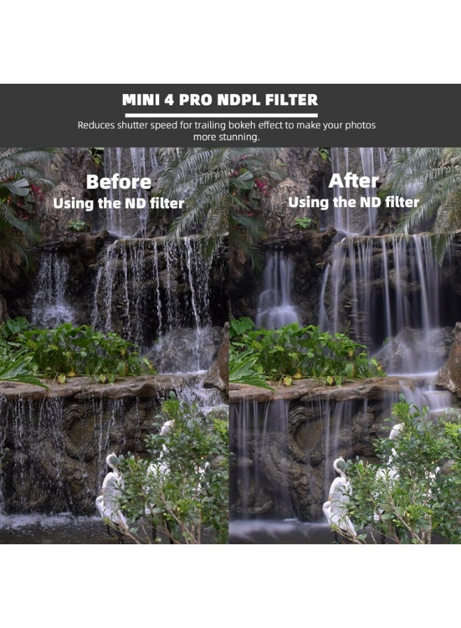 BRDRC ND/PL Filter Kit for DJI Mini 4 Pro – 6-Pack Drone Lens Filters (CPL, ND8/PL, ND16/PL, ND32/PL, ND64/PL, ND128/PL), Ultra-Clear Nano-Coated, Lightweight Aluminum Frame, Waterproof & Scratch-Resistant - Image 5