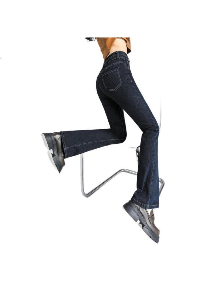 EPTISON Tiancheng Petite Fashion Flared Jeans For Women Spring/Summer Slim Fit Trendy Bell-Bottom Pants For Women - Image 1