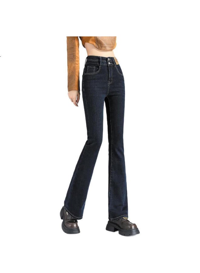 EPTISON Tiancheng Petite Fashion Flared Jeans For Women Spring/Summer Slim Fit Trendy Bell-Bottom Pants For Women - Image 3