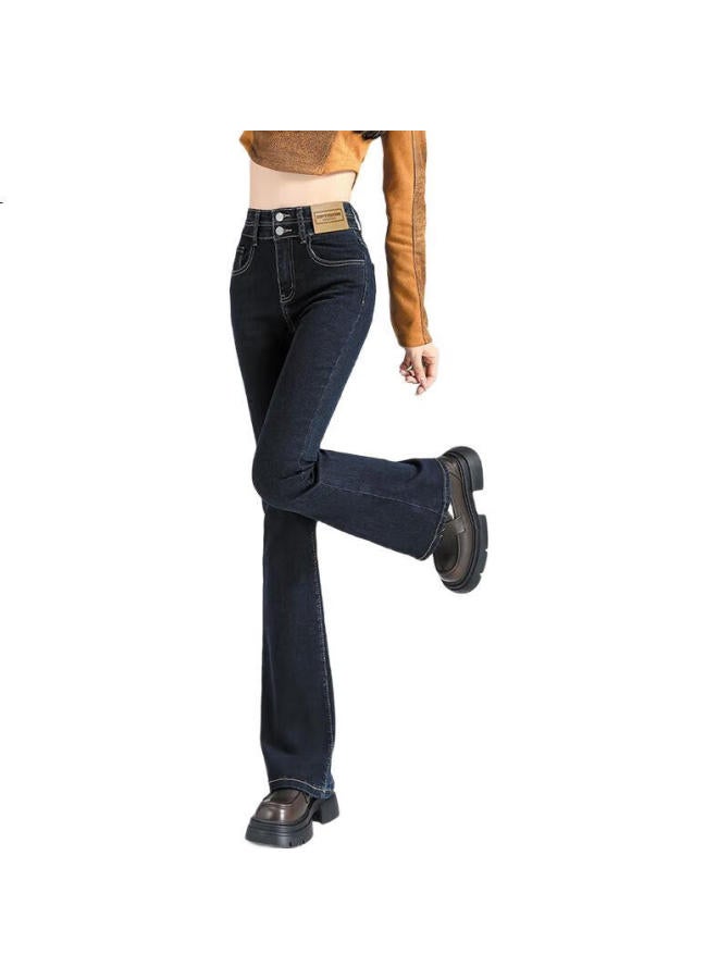 EPTISON Tiancheng Petite Fashion Flared Jeans For Women Spring/Summer Slim Fit Trendy Bell-Bottom Pants For Women - Image 2