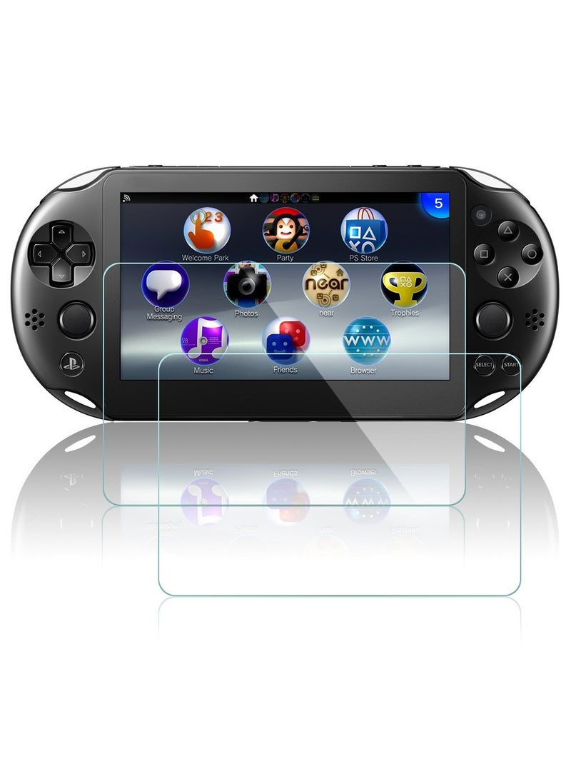 Screen Protector for Sony PlayStation Vita 2000 2 Pack Anti-scratch Tempered Glass Film Accessory for PS Vita PSV 2000  - Image 1