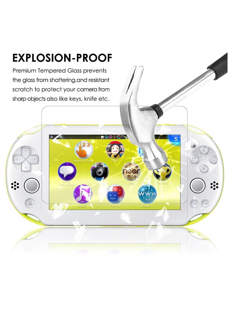 Screen Protector for Sony PlayStation Vita 2000 2 Pack Anti-scratch Tempered Glass Film Accessory for PS Vita PSV 2000  - Image 5