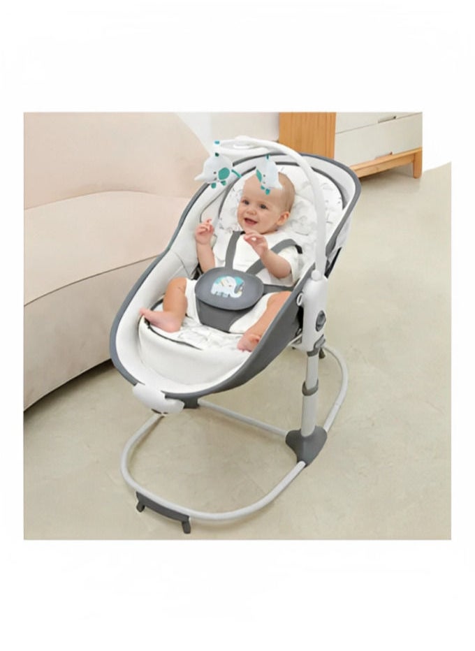 Toys4you Baby Rocker Deluxe 6 In 1 Rocking Bassinet Multifunctional Bassinet For Newborn Boy Girl For The Age 0 To 12 Month  - Image 3