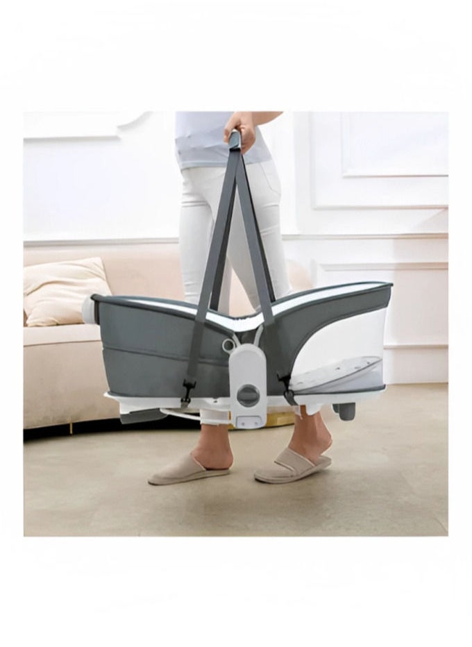 Toys4you Baby Rocker Deluxe 6 In 1 Rocking Bassinet Multifunctional Bassinet For Newborn Boy Girl For The Age 0 To 12 Month  - Image 4