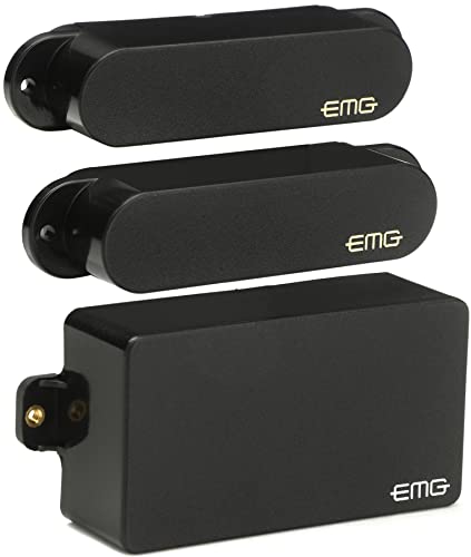 Emg مجموعة بيك أب جيتار نشط EMG SA/SA/81، أسود - Image 4