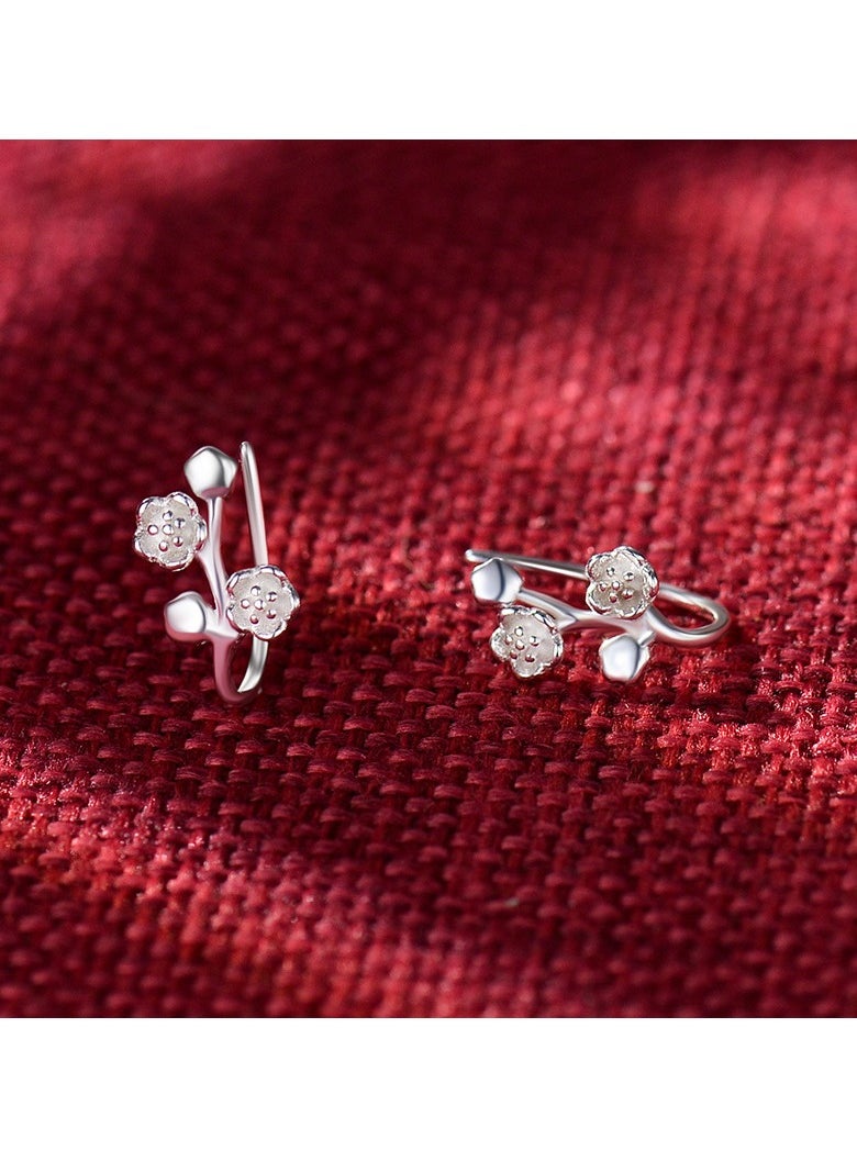 xozgdovg Plum earrings women fashion hook earrings  - Image 2