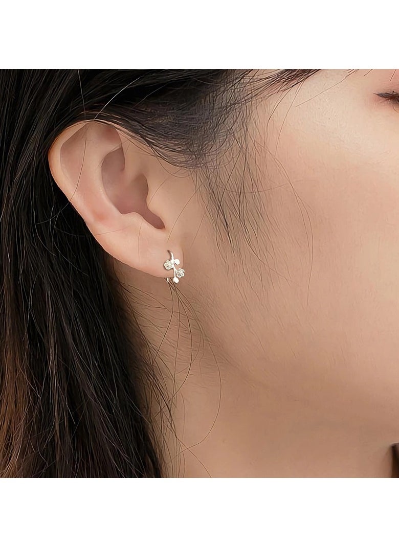 xozgdovg Plum earrings women fashion hook earrings  - Image 3