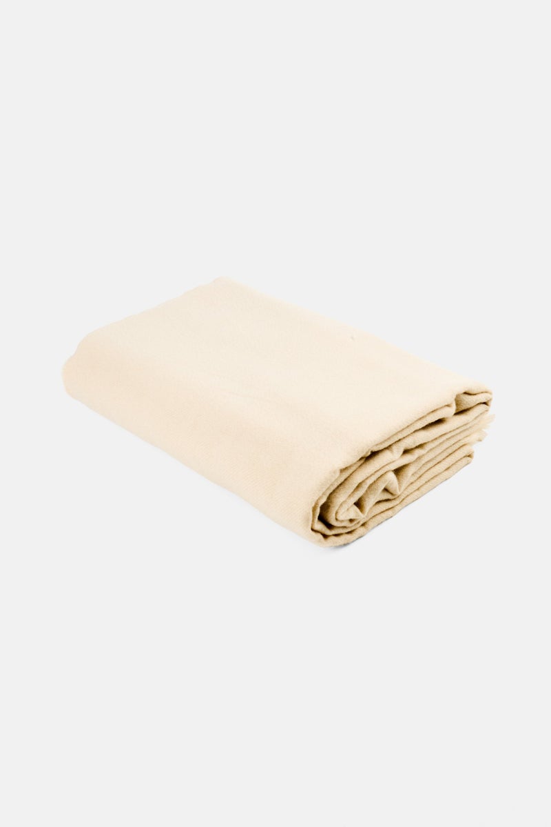 Muy Mucho Plaid Fringes 130 X 170 cm, Beige  - Image 1