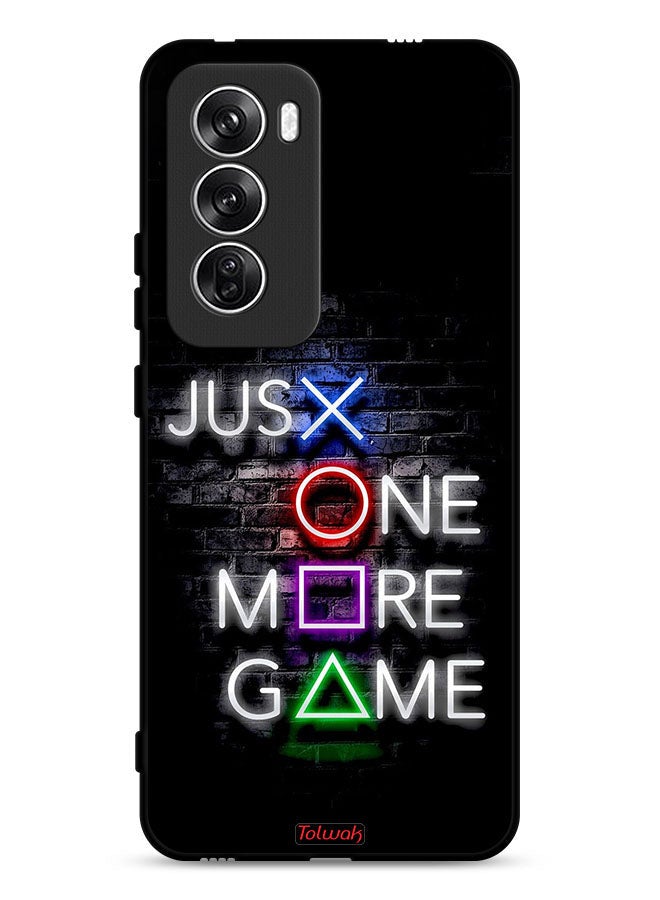 Tolwak Oppo Reno12 5G Protective Case Cover Just One More Game  - Image 1