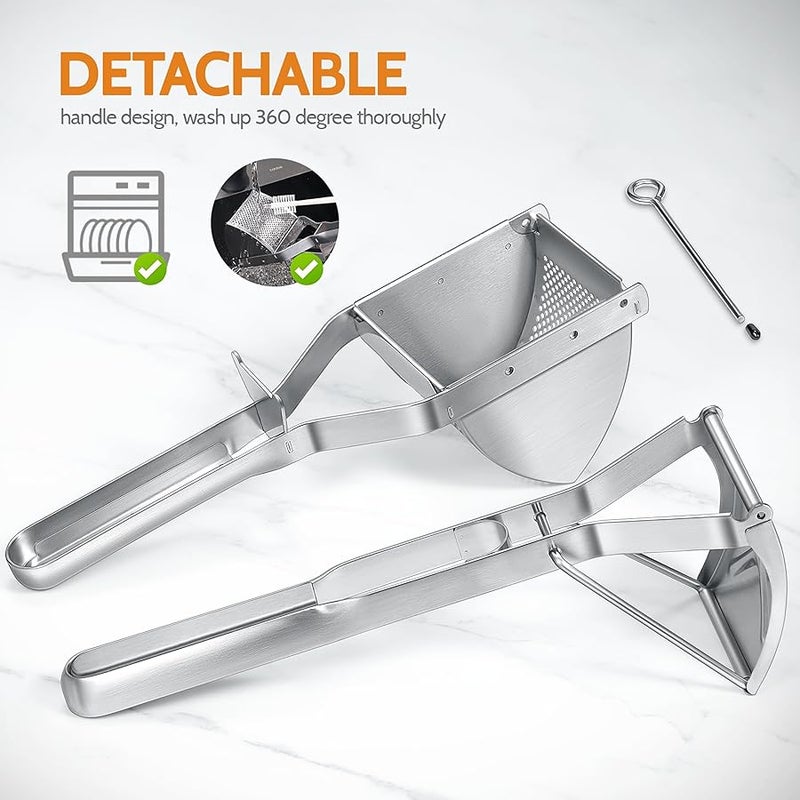 Sopito Potato Ricer, Stainless Steel Potato Masher for Commercial and Home Use - Image 5