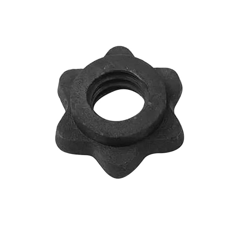 CALIDAKA 4pcs Spinlock Collars, Dumbbell Hex Nut, Dumbbell Rod Nut, 1 Inch Standard Barbell Screw Collar, Nonslip Dumbbell Screw Clamps for Dumbell Weight Lifting Fitness Training - Image 5