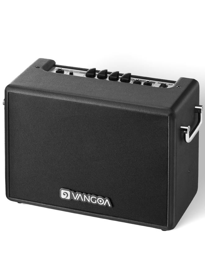 Vangoa Bass Guitar Amplifier 30W Portable Electric Bass Combo Amplifier 8 Inch for Indoor Outdoor Bass Practice Amplifier with Circuit - Image 1