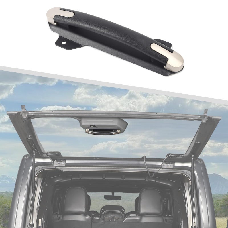 Rear Window Grip Handle for JL 1 Pack Tailgate Rear Glass Grab Handle Compatible with Jeep Wrangler JL 4xe 20182025