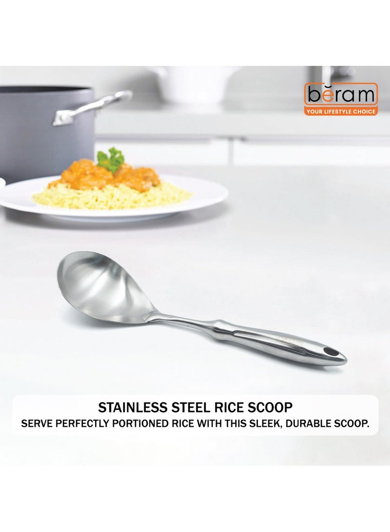 Beram Honor Rice Scooper, 304 Stainless Steel Cookware, Cooking Utensils, Kitchen Tools, Serving Spoons, and Spatulas 100% Food Grade, Elegant Design - Image 4