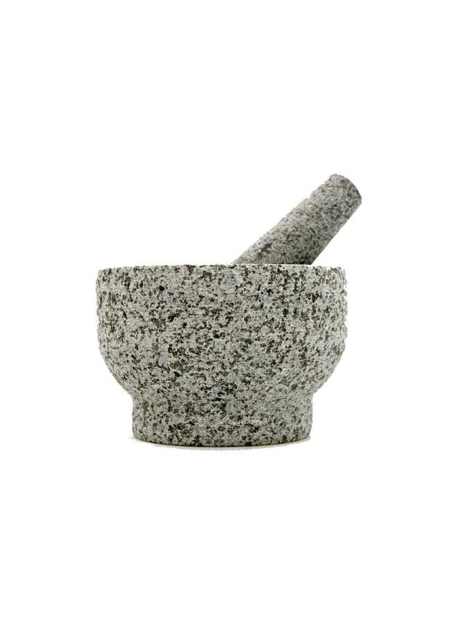 طقم هاون ومدقة من حجر الجرانيت الطبيعي الاصلي - Image 1