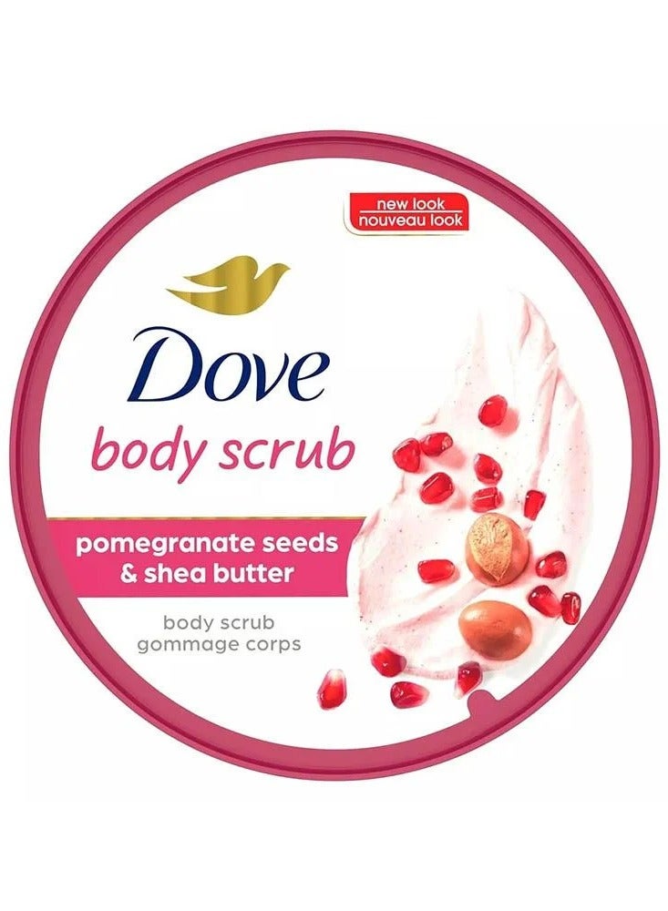 Dove Body Scrub Pomegranate Scent 298g - Image 5