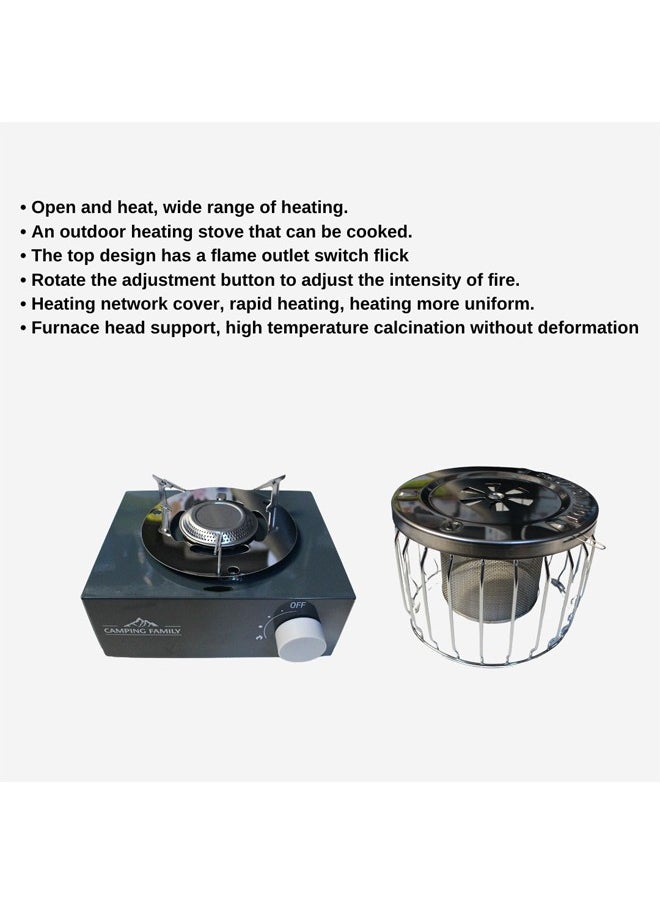 Cady One Heater and gas stove, a multi-functional portable heater for trips and camping  - Image 4