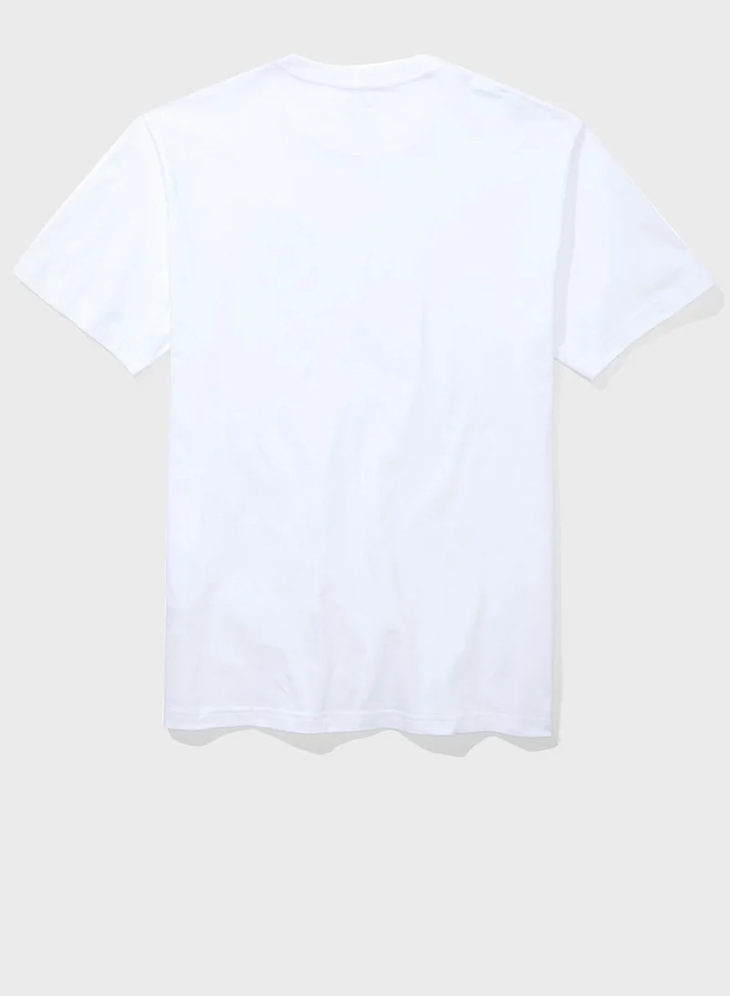 امريكان ايجل Graphic Crew Neck T-Shirt