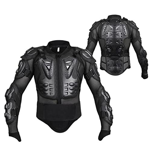 Aikelai Adult Motorcycle Protective Jacket and Knee Pads, Motorcycle Accessories, Back Spine Chest Protector, Full Body Chest Armor for Motocross Dirt Bike Gear(XL) - Image 2