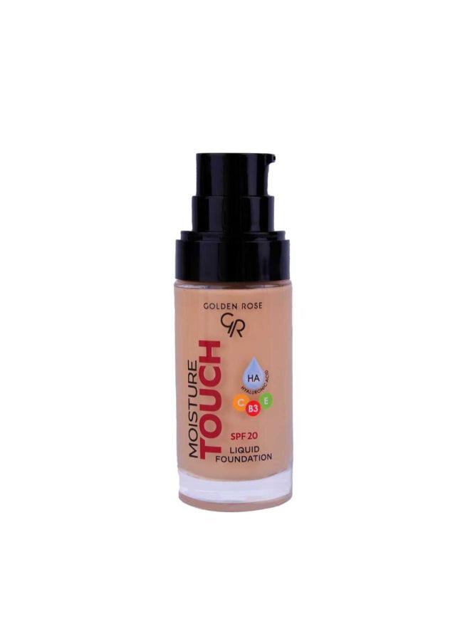 Golden Rose - GR MOISTURE TOUCH LIQUID FOUNDATION SPF 20 NO: 108 - Image 1