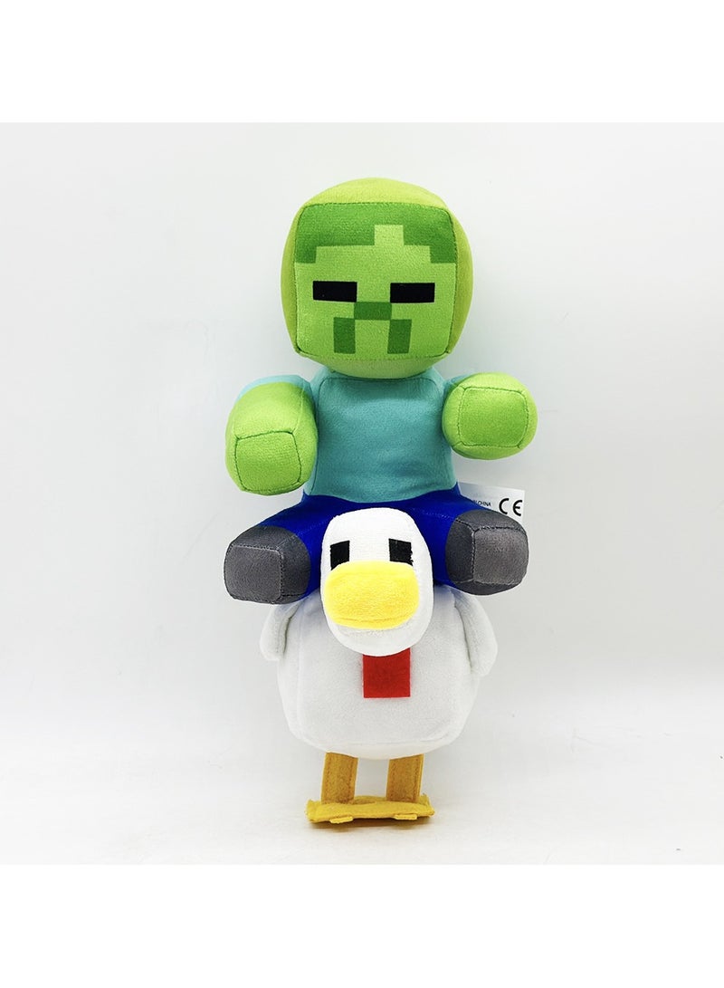 chicken jockey plush, stuffed animal super soft plush, realistic design, great gift or prize for teenagers adults, room decorations - Image 3