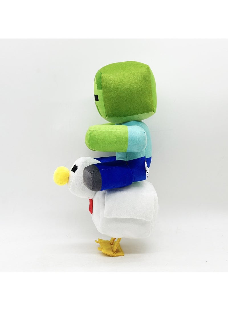 chicken jockey plush, stuffed animal super soft plush, realistic design, great gift or prize for teenagers adults, room decorations - Image 5
