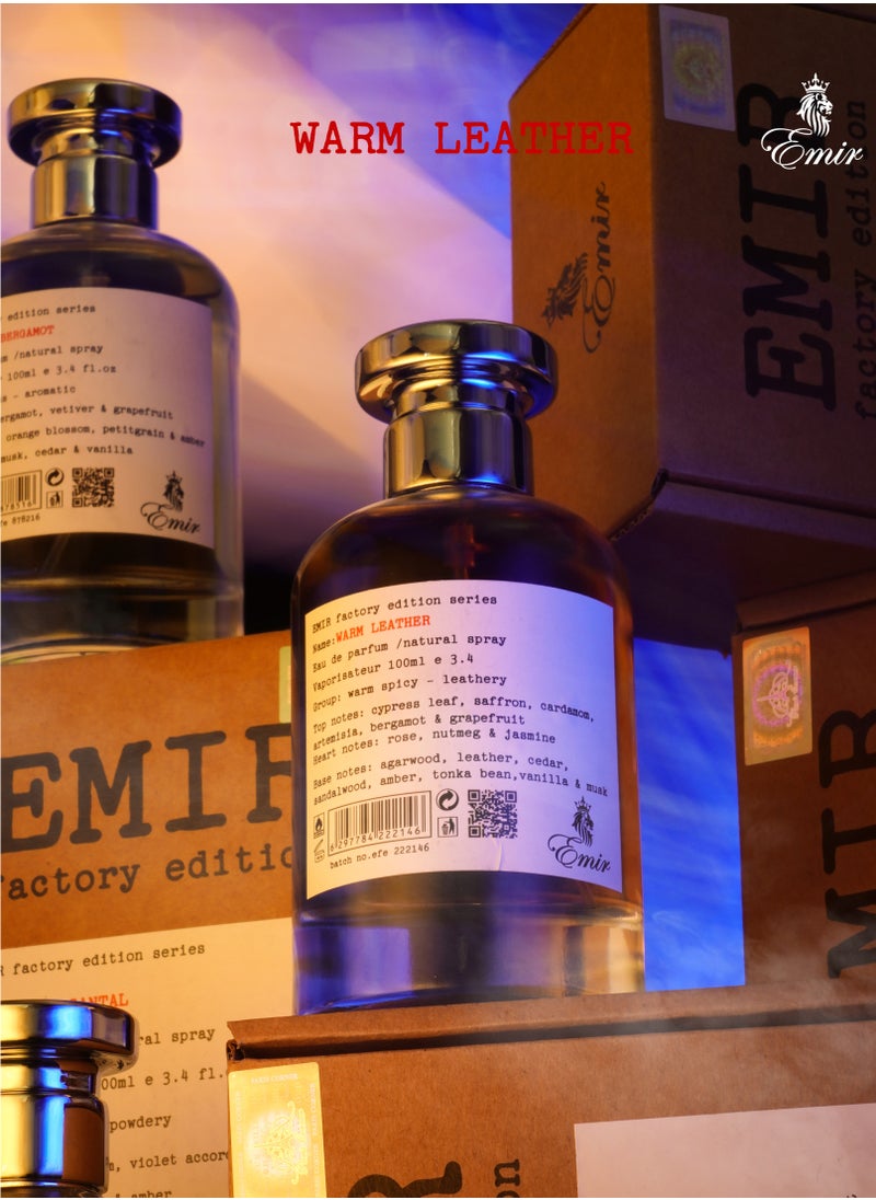PARIS CORNER - FACTORY EDITION WARM LEATHER 100ML BY PARIS CORNER - Image 1